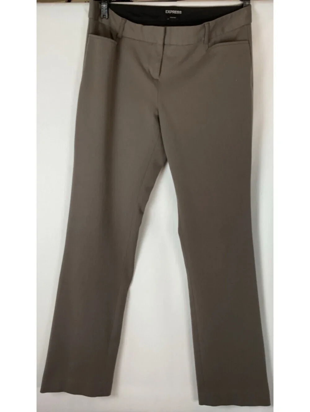 Express Women's Brown (Taupe) Columnist Style Pants  Size 8R